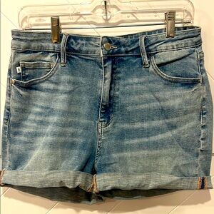 Judy Blue High-Waisted Super Stretch Cuffed Jean Shorts
